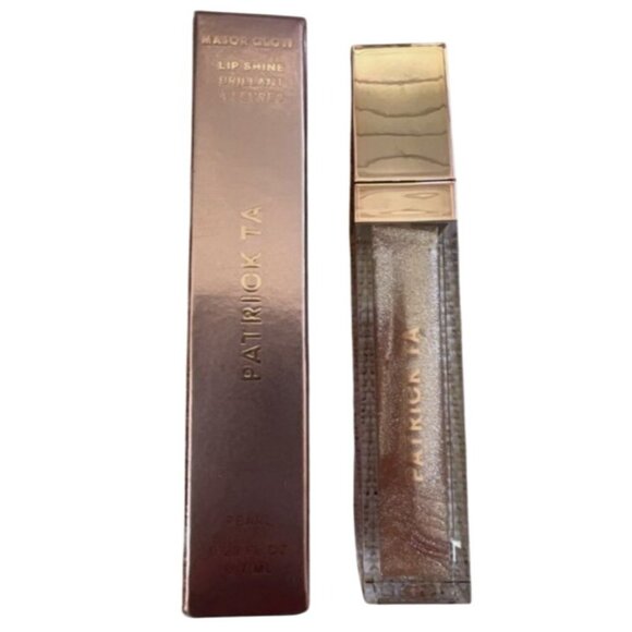 Patrick Ta Major Glow Lip Shine She's Expensive Crystal Pearl Gloss 0.23oz/7mL - Picture 1 of 3